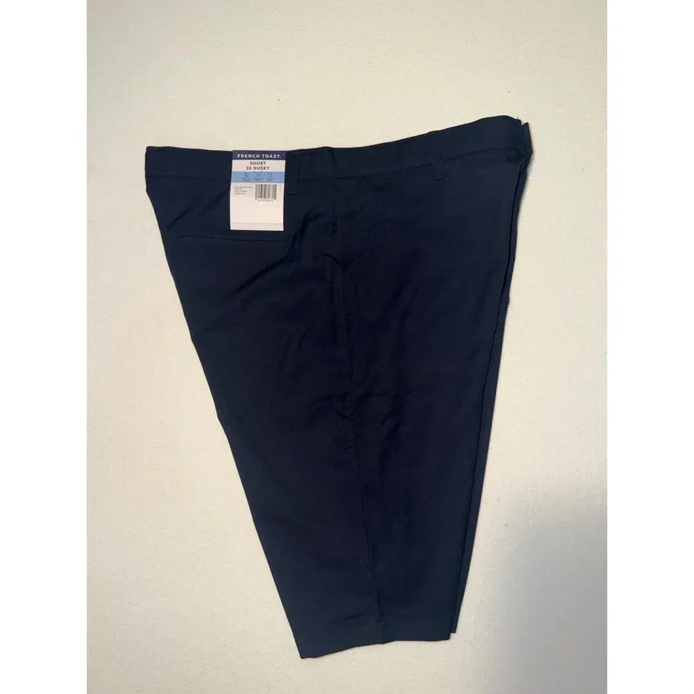 French toast kids New navy blue shorts with adjustable waistband